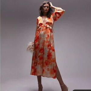 Topshop midi dress NWT